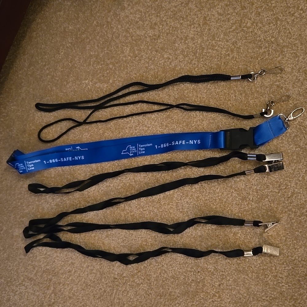7 lanyards